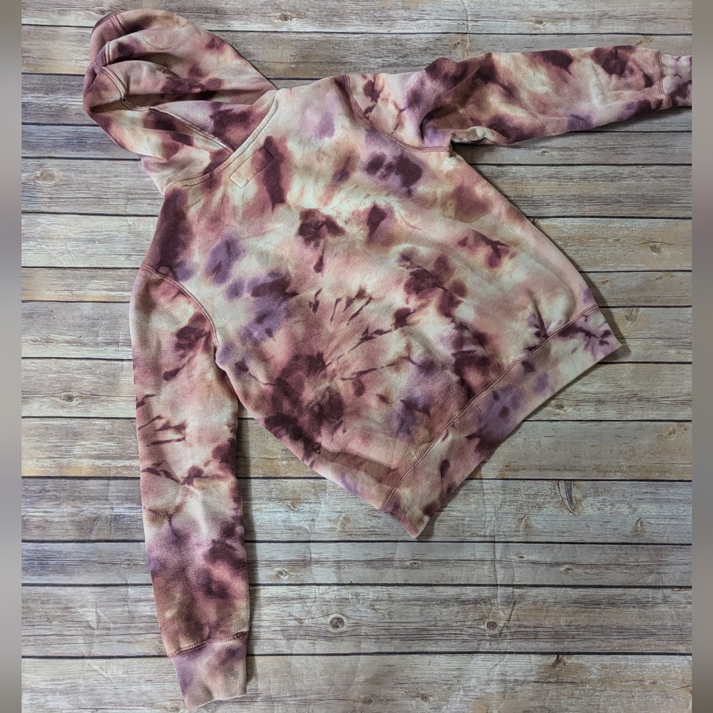 Abercrombie Kids Shade of Pink Tie Dye Hoodie - Picture 3 of 4
